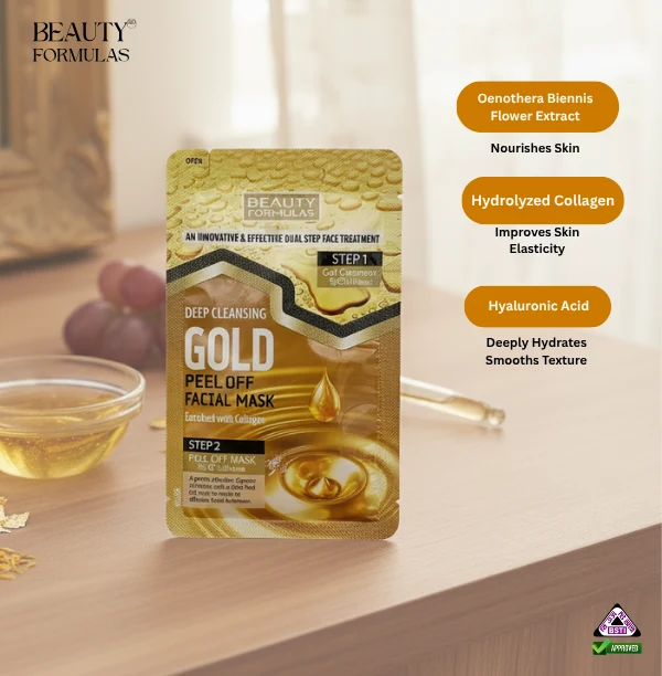 GOLD DUAL STEP FACIAL MASK 3G + 10G - Image 2