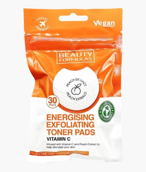 ENERGISING VITAMIN C EXFOLIATING TONER PADS 30’S