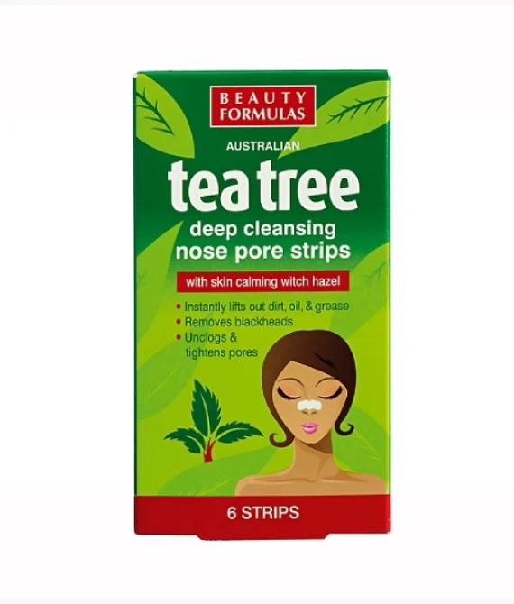 TEA TREE NOSE PORE STRIPS 6’S